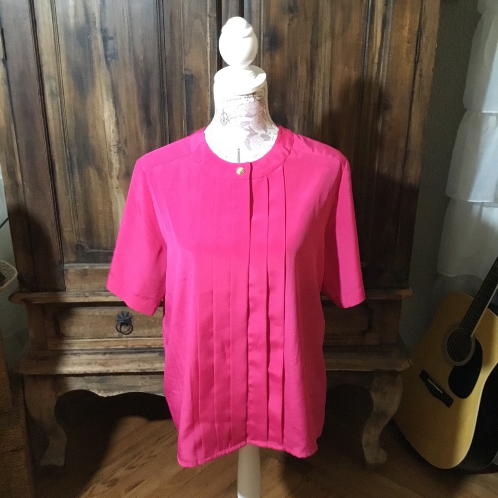 Magenta Business Blouse